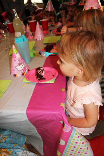 girls birthday party cake