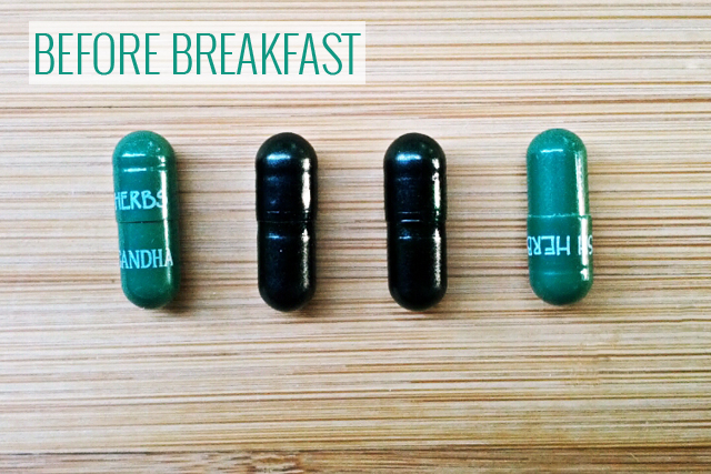 supplements before breakfast