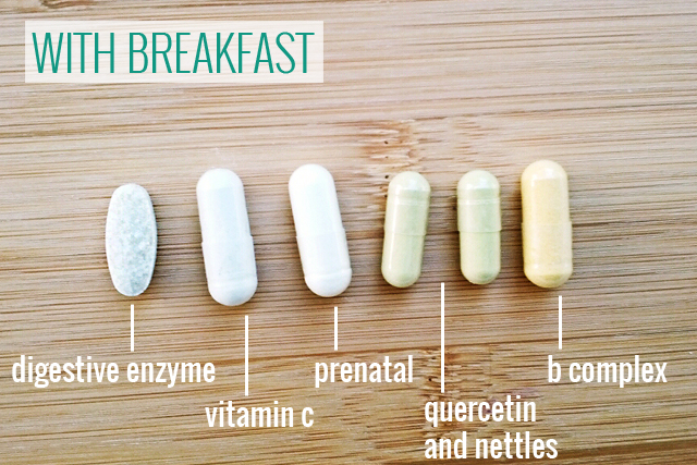 supplements before breakfast