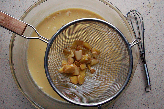 ginger infused ice cream strainer