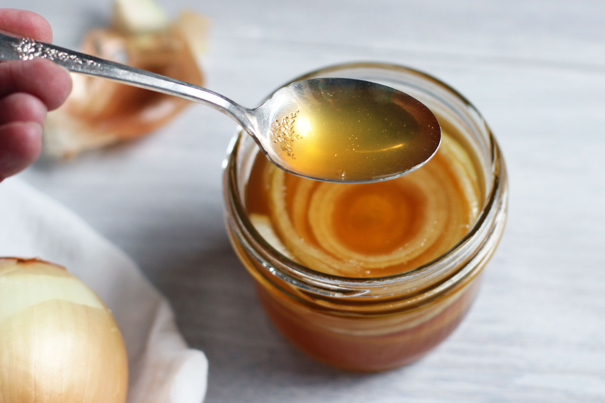DIY Onion Cough Syrup