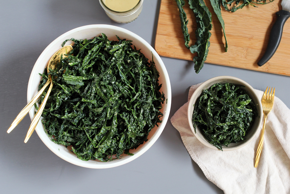 dino kale caesar salad