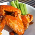 hot wings with celery