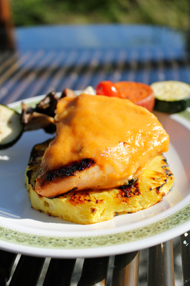 kicken' piña colada chicken memorial day grill BBQ