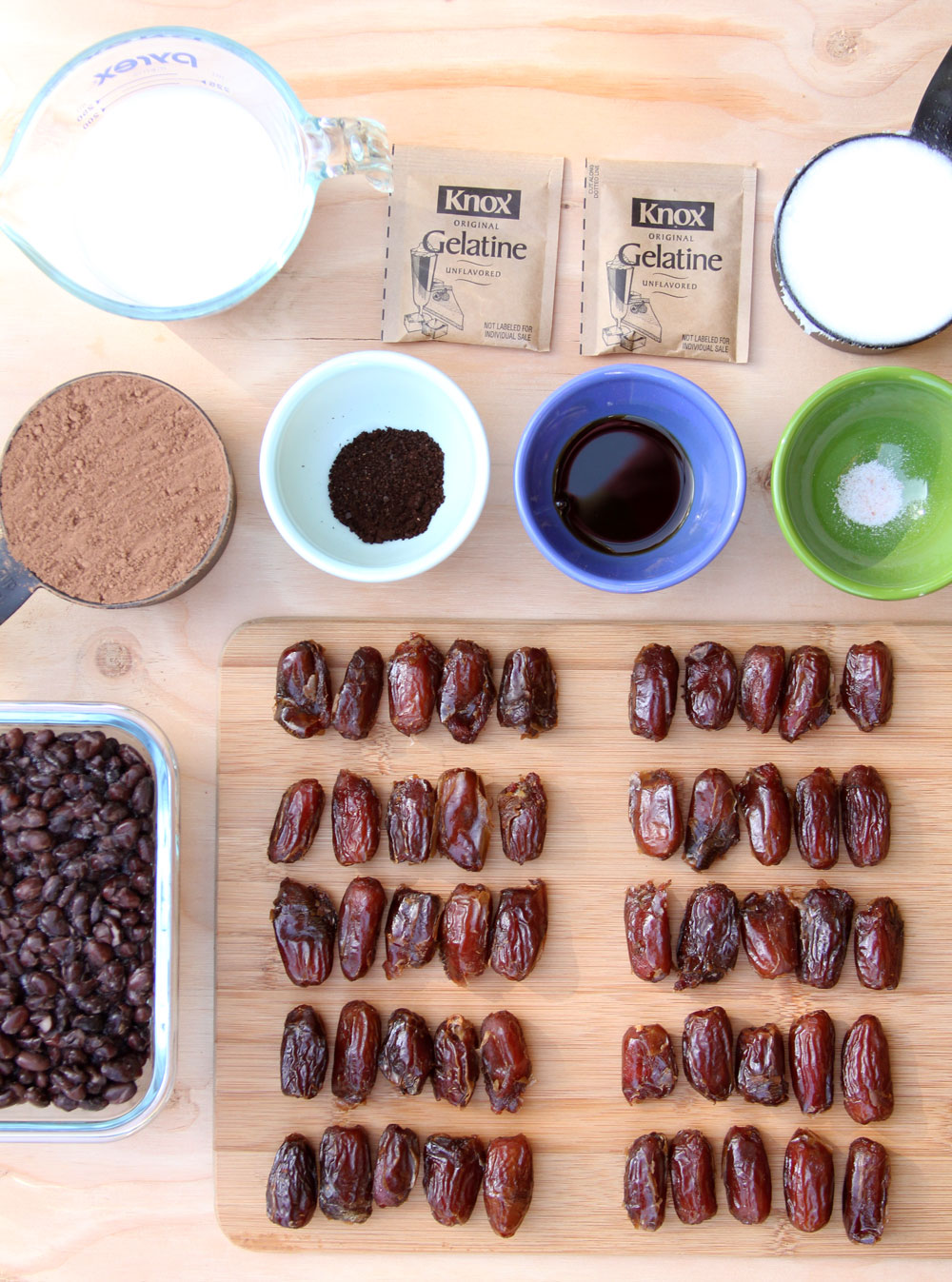 classic black bean brownies ingredients