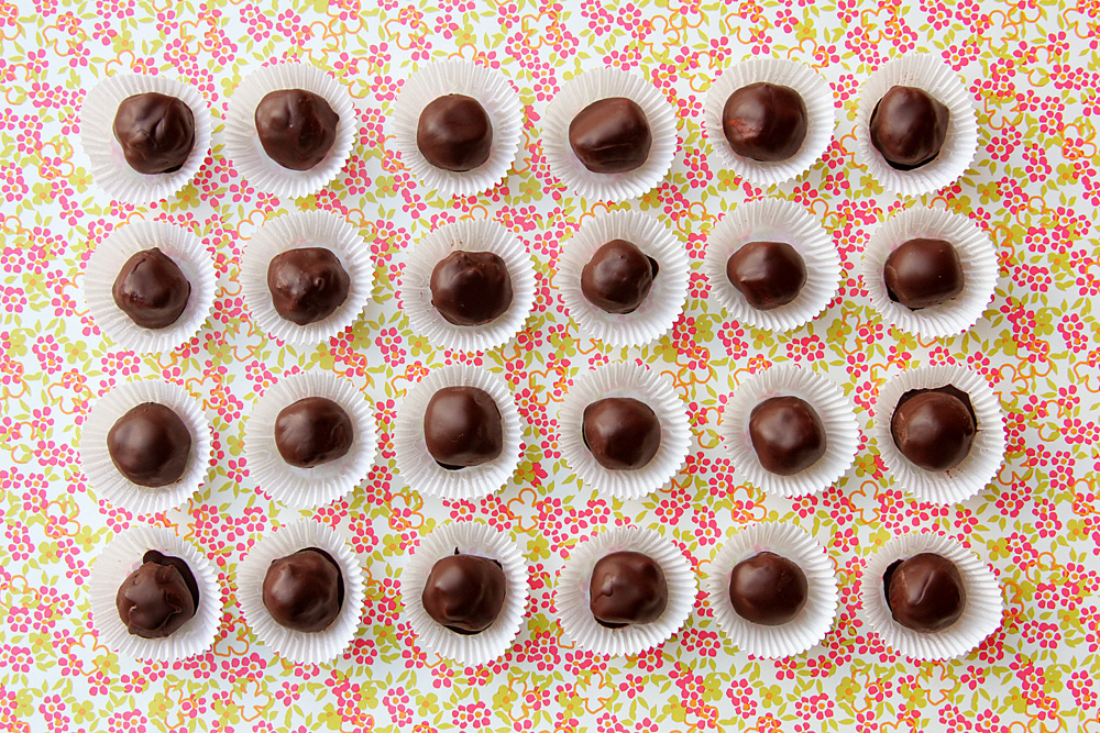 chocolate covered peanut butter balls vegan