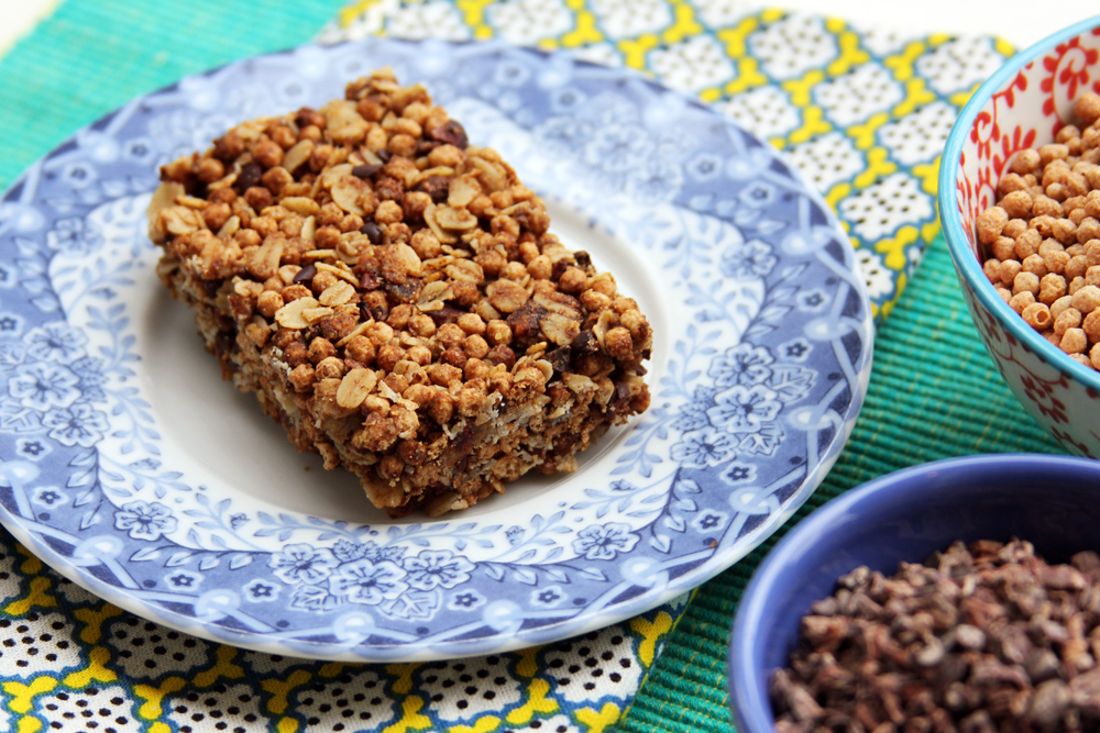 Sweet & Salty Chocolate Chai Granola Bars