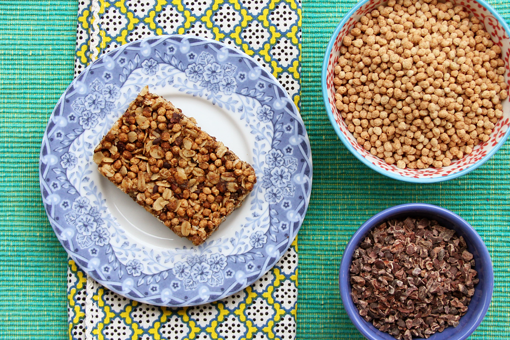 Sweet & Salty Chocolate Chai Granola Bars