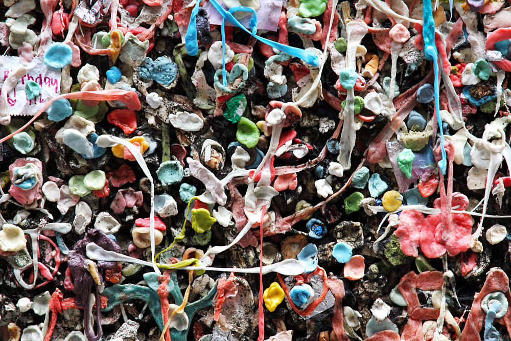 Seattle gum wall