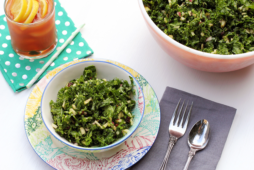 massaged kale salad