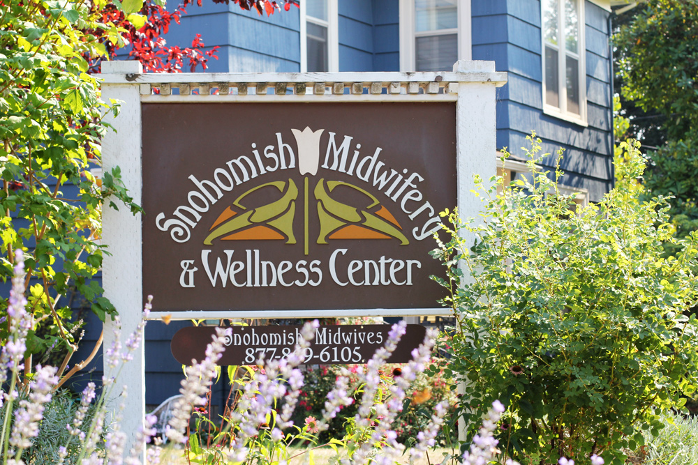 new office sign snohomish midwives and wellness center