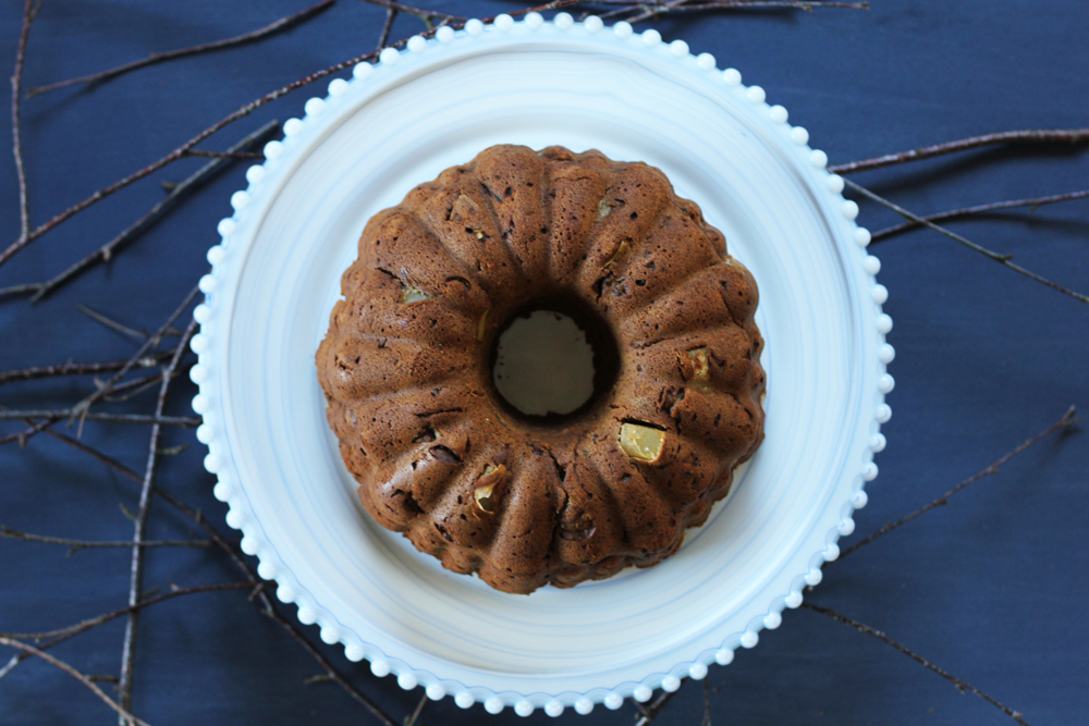 vegan and gluten free pear spice cake
