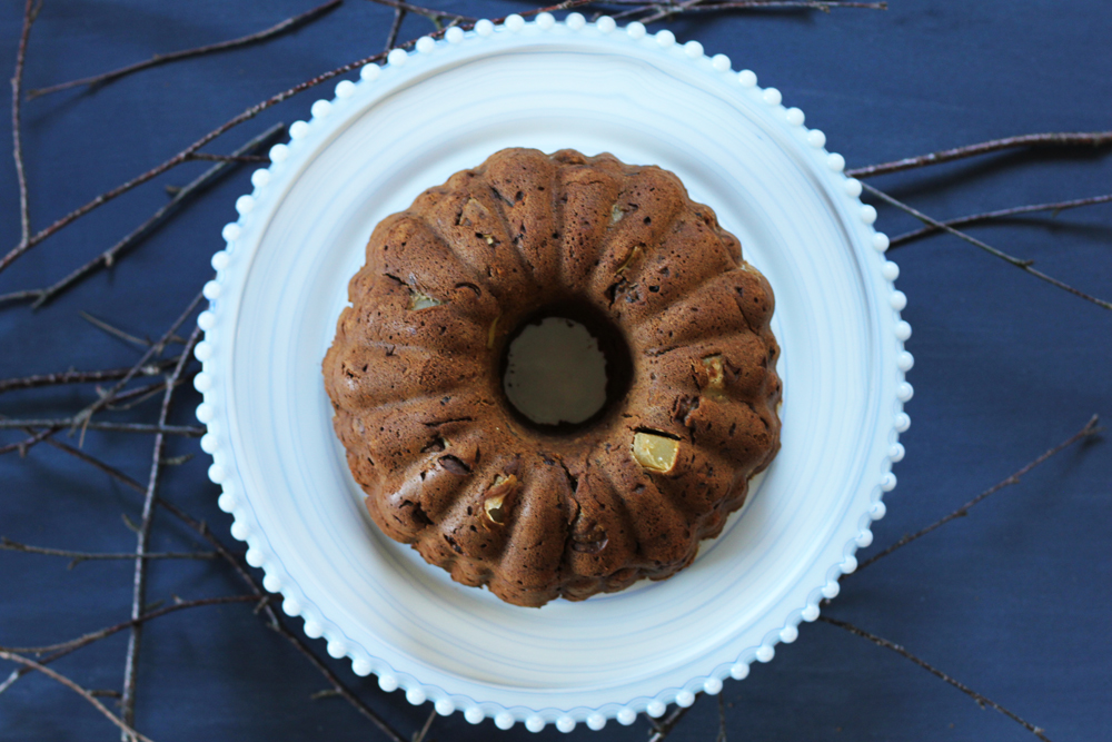 vegan and gluten free pear spice cake