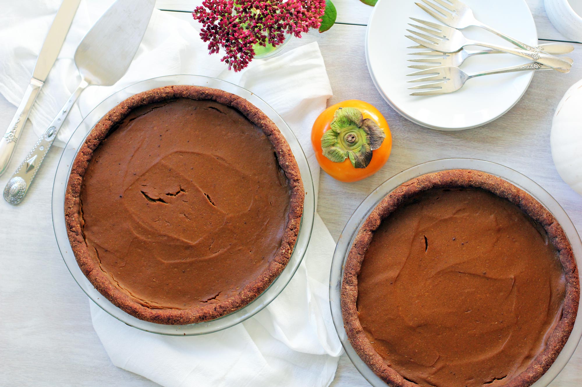 butternut squashed vegan pumpkin pie